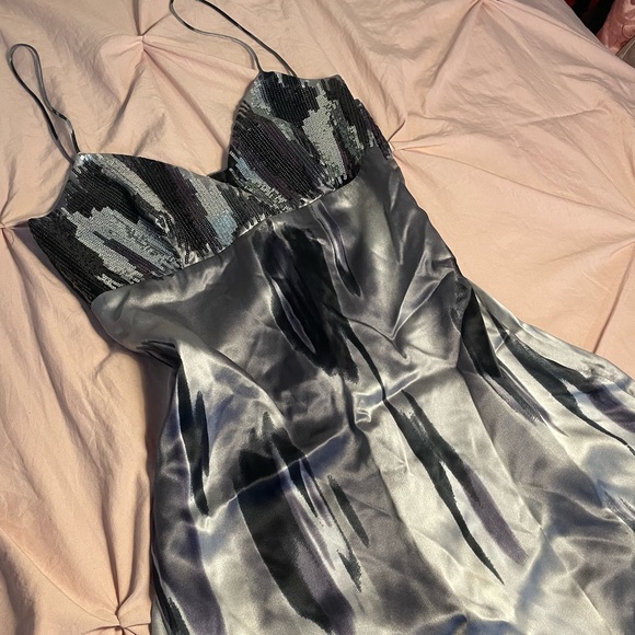 grey sequin mini dress! - Picture 2 of 6